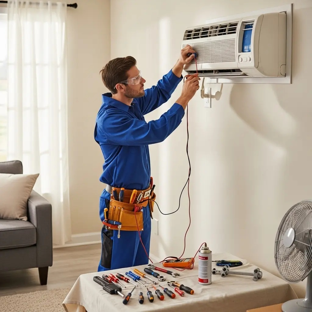 Demirci Hoover Hoover klima gaz dolumu ve bakım – Enerji verimliliği artırıldı. - Teknik servis örneği